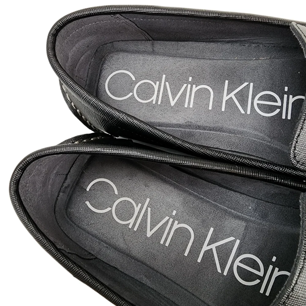 Calvin Klein Men's Black Slip On Shoes Magnus Driver Loafer - Picture 13 of 16